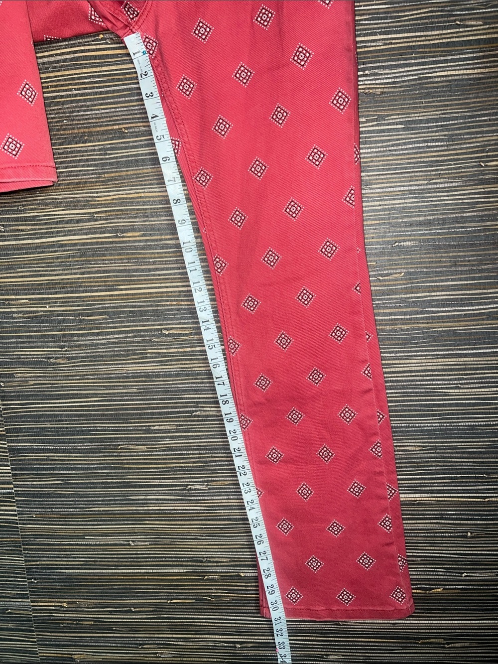 NWT Wrangler Women's High Rise Bold Boot Jean Red Diamond Bay 4/27 x 32 - Picture 11 of 17